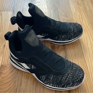 APL x COTW LUX Cielo Leather, Suede, & Neoprene Black, White, & Gray Sneakers